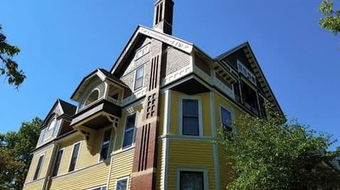 Historical restoration roof detail